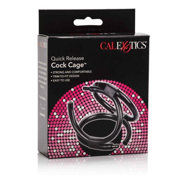 Quick Release Cock Cage Black
