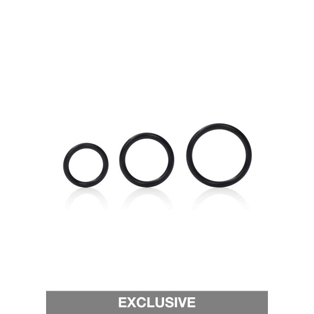 Silicone Support Rings Black