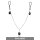 Nonpierce Nipple Chain Jewelry Black