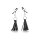 Playful Tassels Nipple Clamps Black