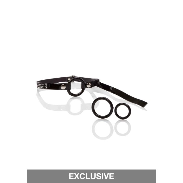 Open Ring Gag Black