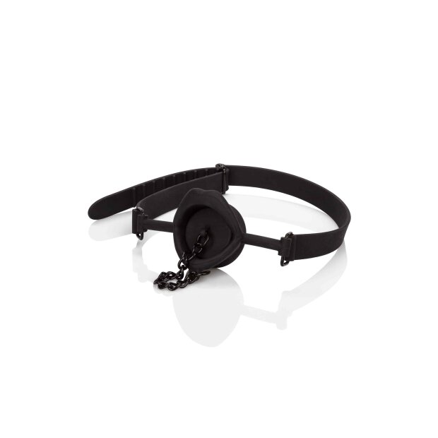 Scandal Silicone Stopper Gag Black