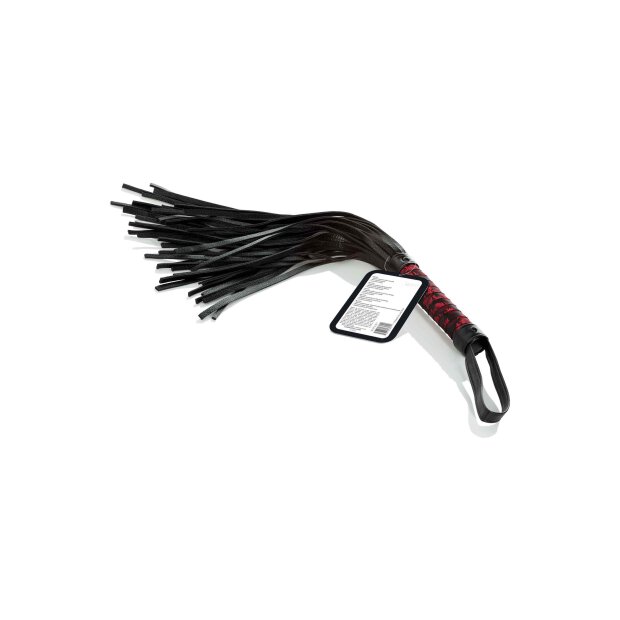 Scandal Flogger With Tag Black