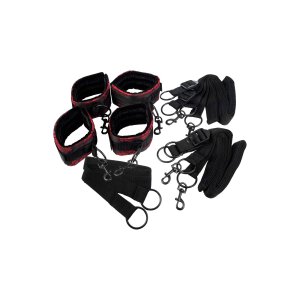 Scandal Bed Restraints Black
