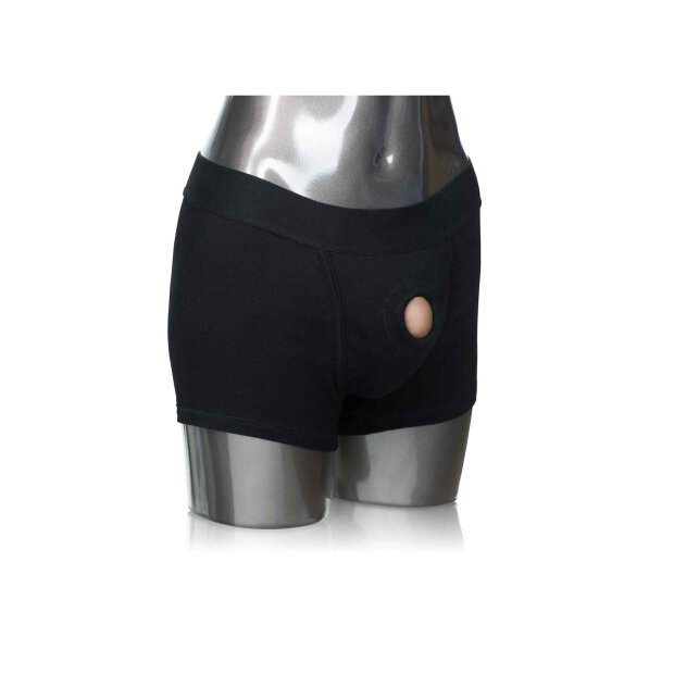 Boxer Brief Harness Black L/XL