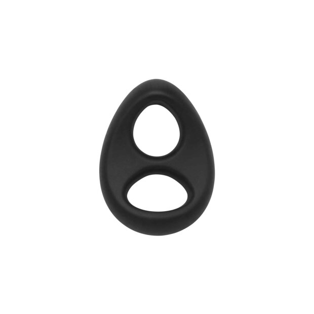 Soft Silicone Stallion C-Ring Black