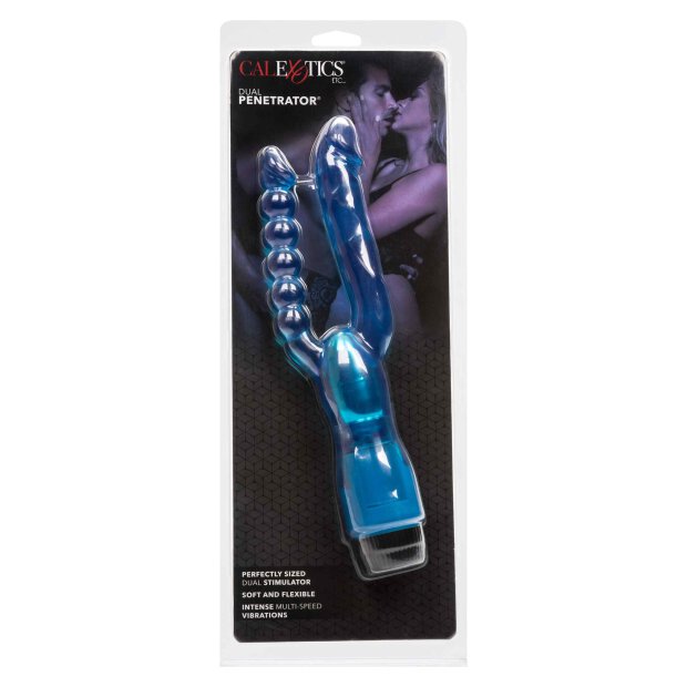 Dual Penetrator Vibrator Blue