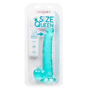 Queen Size Dong 8 Inch Blue