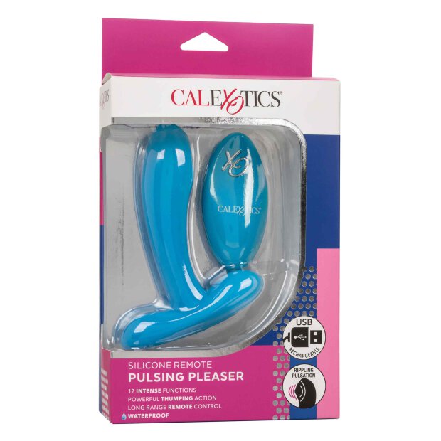 Silicone Remote Puls Pleaser Blue