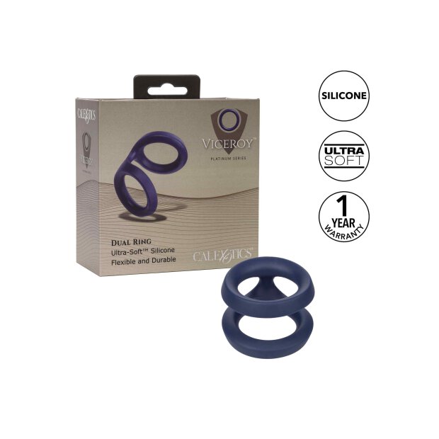 Viceroy Dual Ring Blue