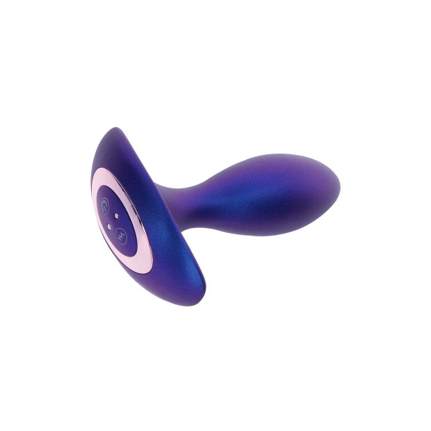 The Brave Vibrating Anal Plug Blue Metallic