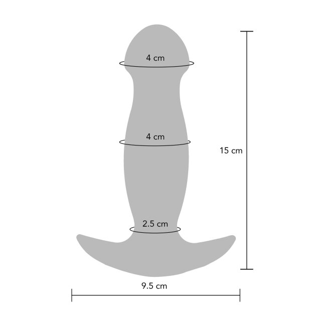 The Wild Magnetic Pulse Vibrating Plug Blue Metallic