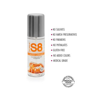 S8 WB Flavored Lube 125ml Caramel