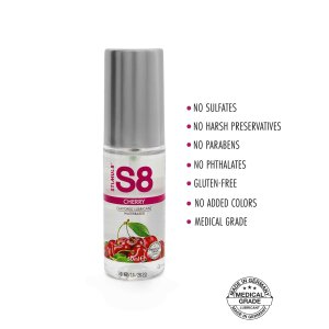 S8 WB Flavored Lube 50ml Cherry