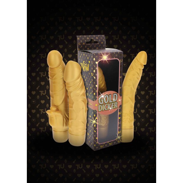 Gold Dicker Original Vibrator Gold