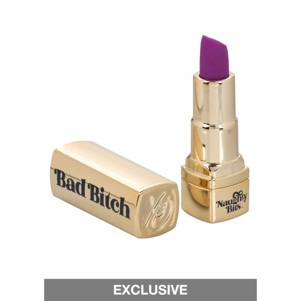 Bad Bitch Lipstick Vibrator Gold