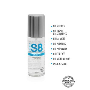 S8 Waterbased Lube 125ml Original