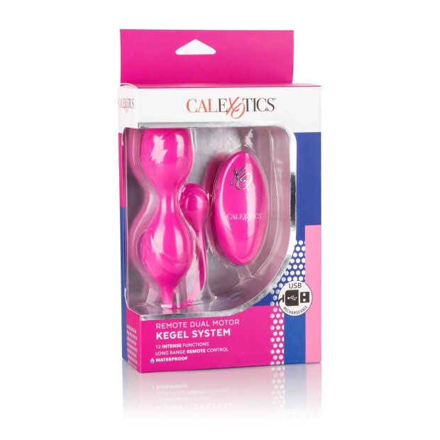Remote Dual Motor Kegel System Pink