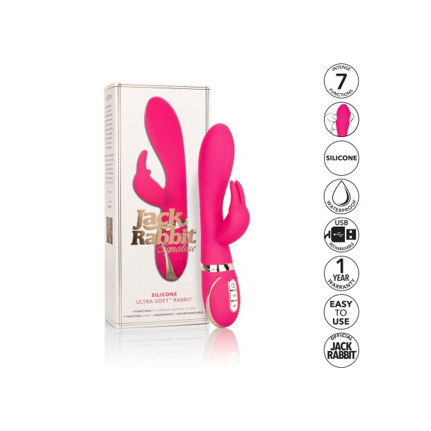 Silicone Ultra-Soft Rabbit Pink
