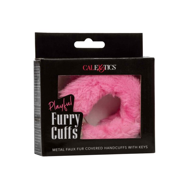 Playful Furry Cuffs Pink