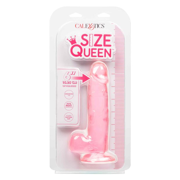 Queen Size Dong 6 Inch Pink