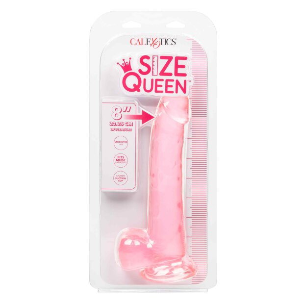 Queen Size Dong 8 Inch Pink - 25,5 cm