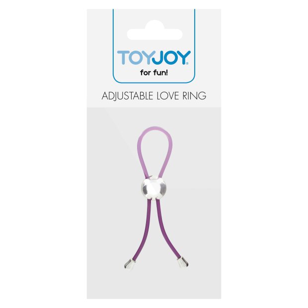 Adjustable Love Ring Purple