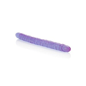 Veined SuperSlim Dong 17.5 in. Purple
