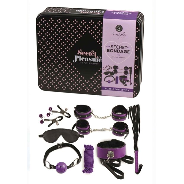 Bondage Kit Two Colours Purple