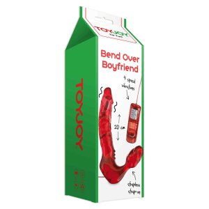Bend Over Boyfriend Vibrator Red