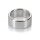 Alloy Metallic Ring - M Silver