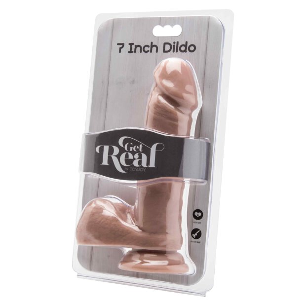 Dildo 7 inch with Balls Skin