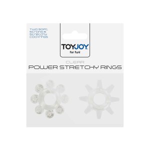 Power Stretchy Rings 2pcs Transparent