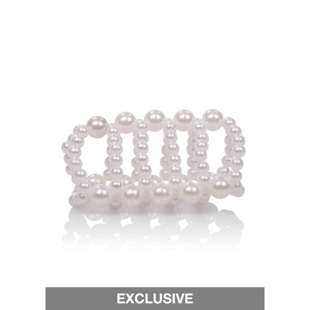 Pearl Stroker Beads Large Transparent