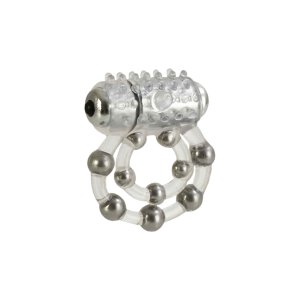 Ring 10 Stroke Beads Vibrating Transparent