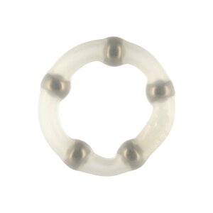 Robotic Beaded Cockring Transparent