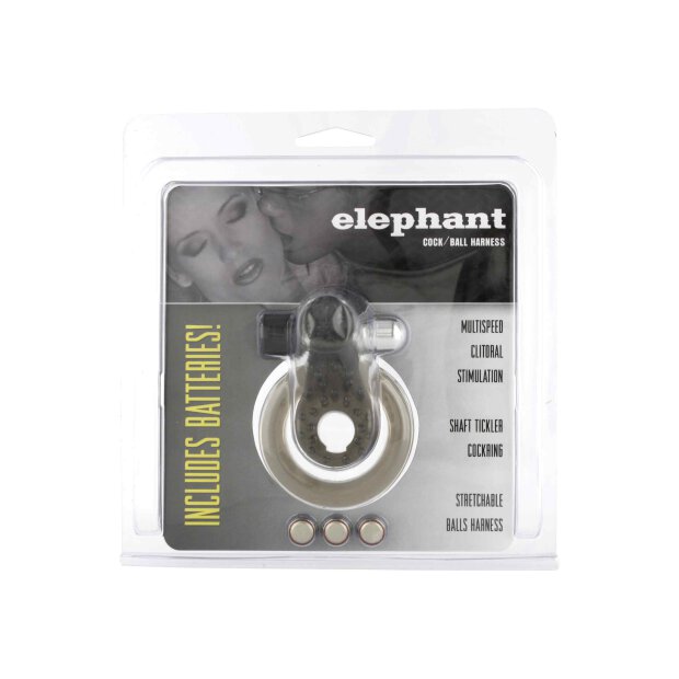 Cock & Ball Ring Elephant Transparent