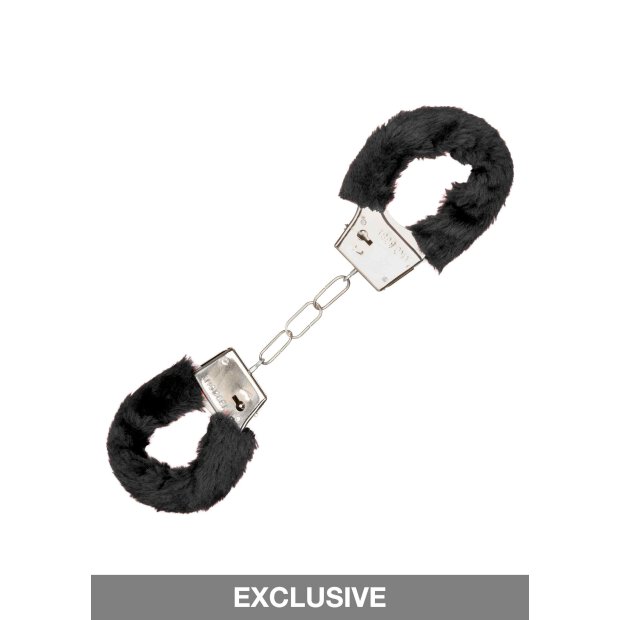 Playful Furry Cuffs White