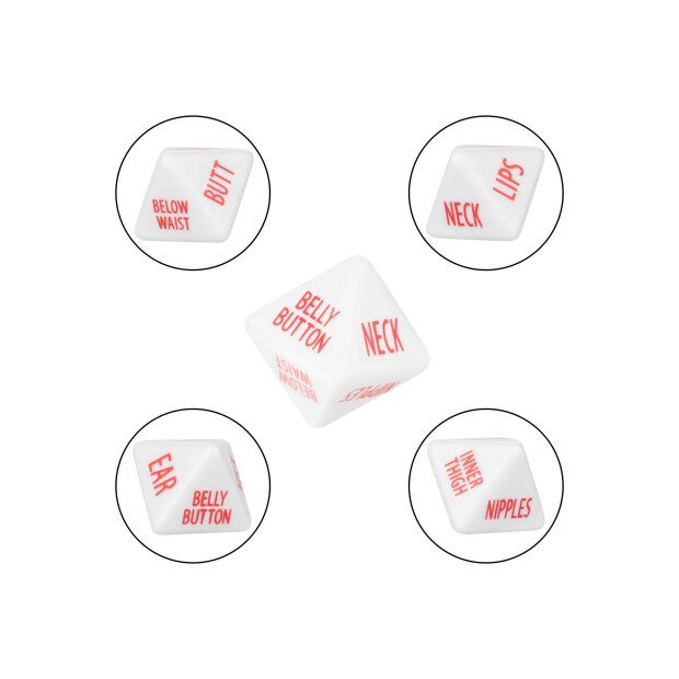 Tempt & Tease Dice White