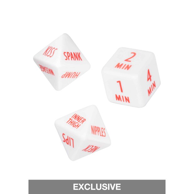 Tempt & Tease Dice White