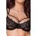Obsessive Bra and Panty  with Lace Black S - XL