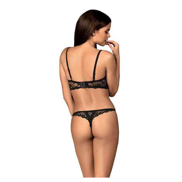 Obsessive Letica 2 pcs Cupless Set Black S - XL