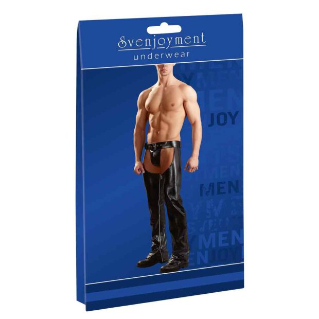 Lederimitat Herren Chaps S - 2XL