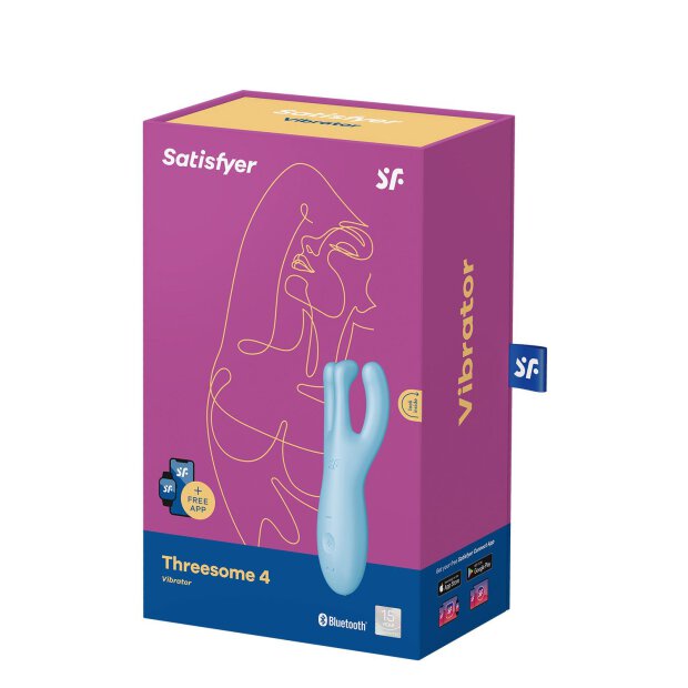 Satisfyer Threesome 4 Connect App Blue
