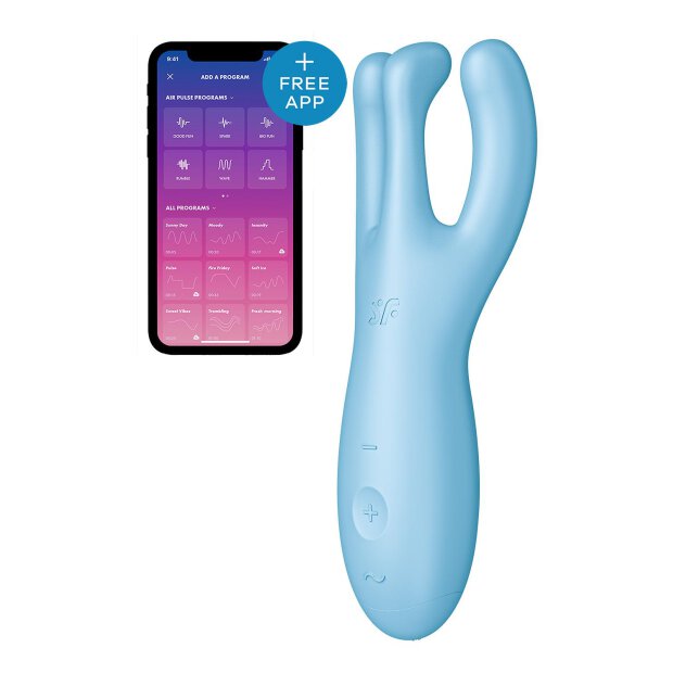 Satisfyer Threesome 4 Connect App Blue