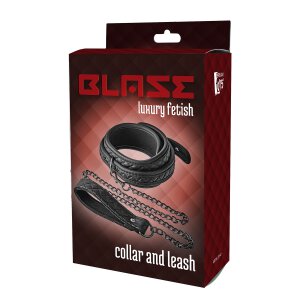 Blaze Collar Leash Diamond Black