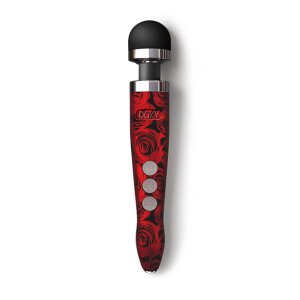Doxy Die Cast 3R Rechargeable Wand Massager Rose Pattern