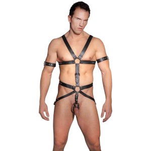 Leder Herren Harness S - XL
