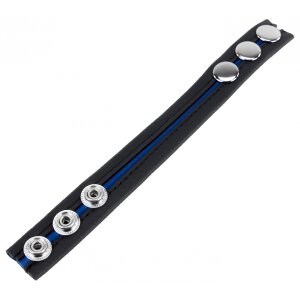 Leather Cockring Blue