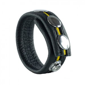 Leather Cockring Yellow